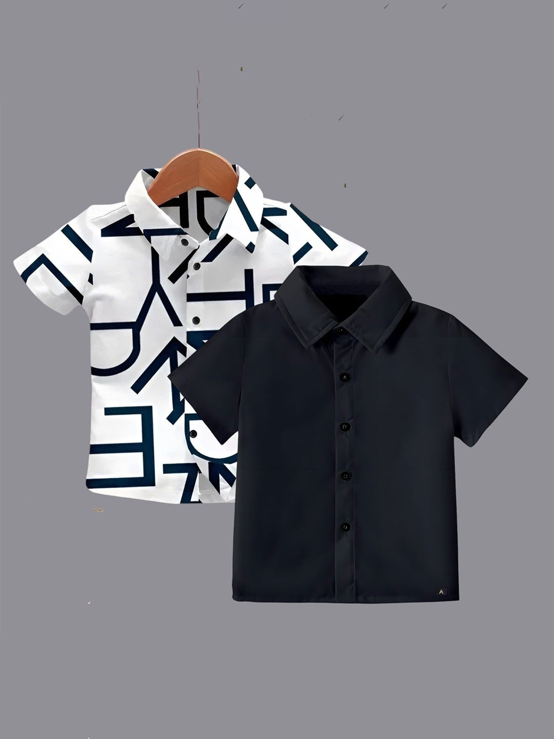 

BAESD Boys Classic Opaque Formal Shirt, Black
