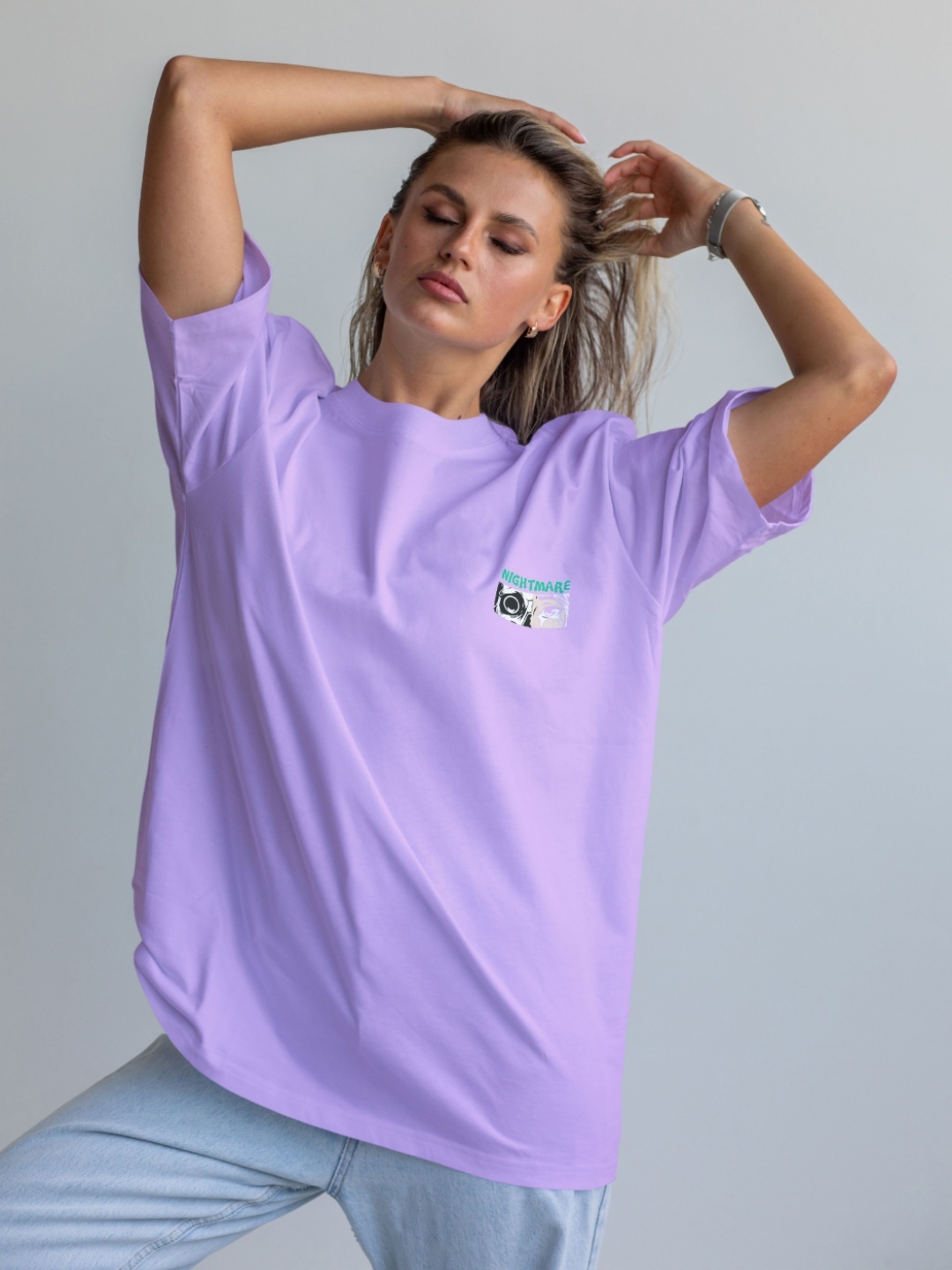 

Moda Rapido Women Pockets T-shirt, Lavender