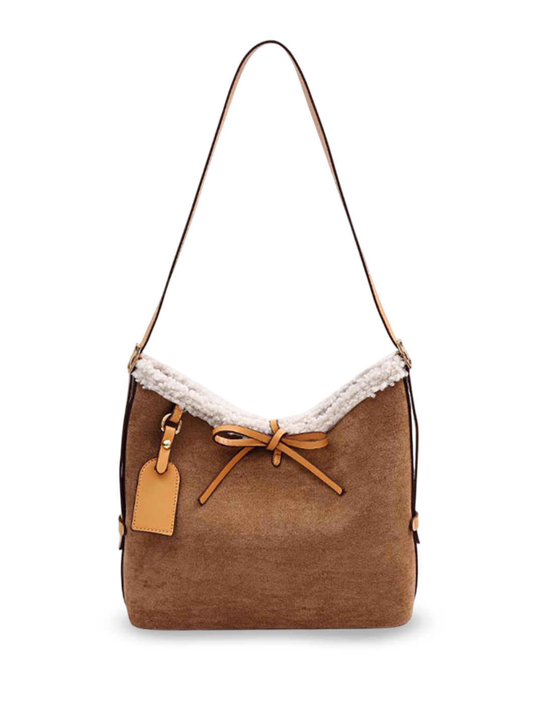 

StyleCast x Revolte PU Bucket Shoulder Bag, Brown