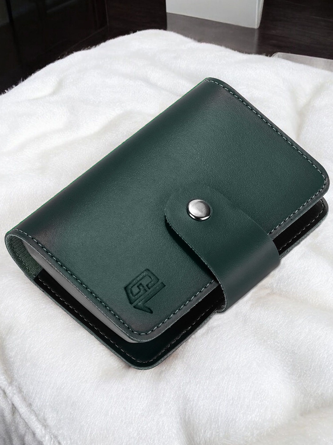 

Geelark Men Two Fold Wallet, Green