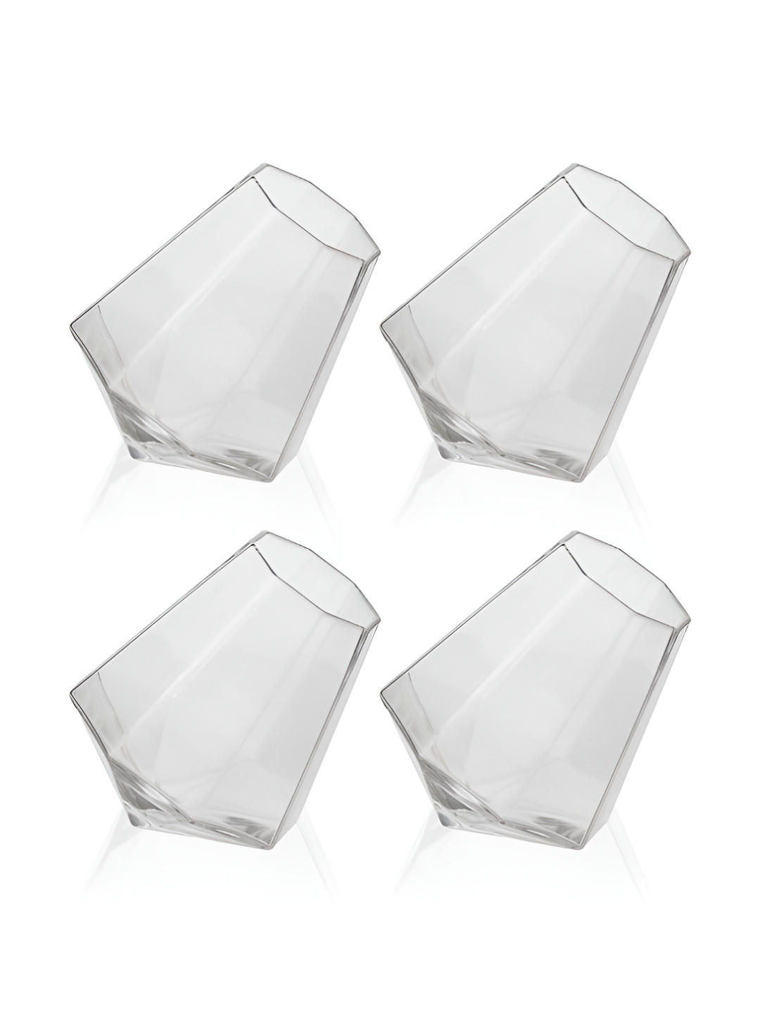 

Troveas Curved Delight Cocktail Glass, Set of 4, 240 ML, Transparent