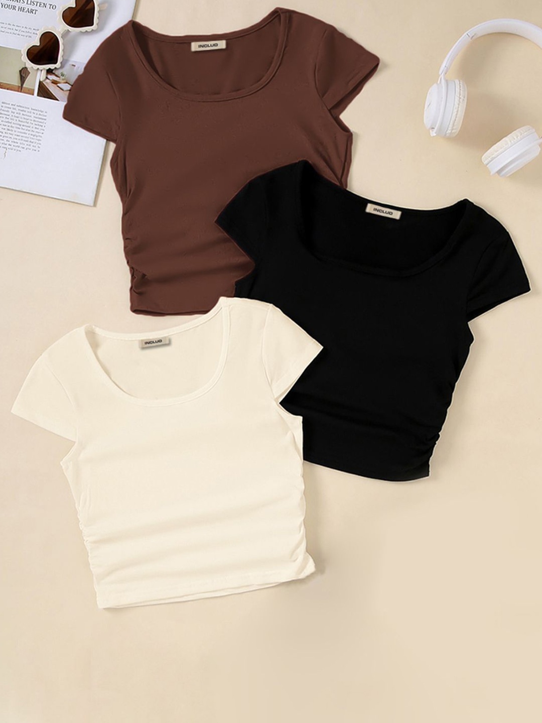 

INCLUD Top, Brown