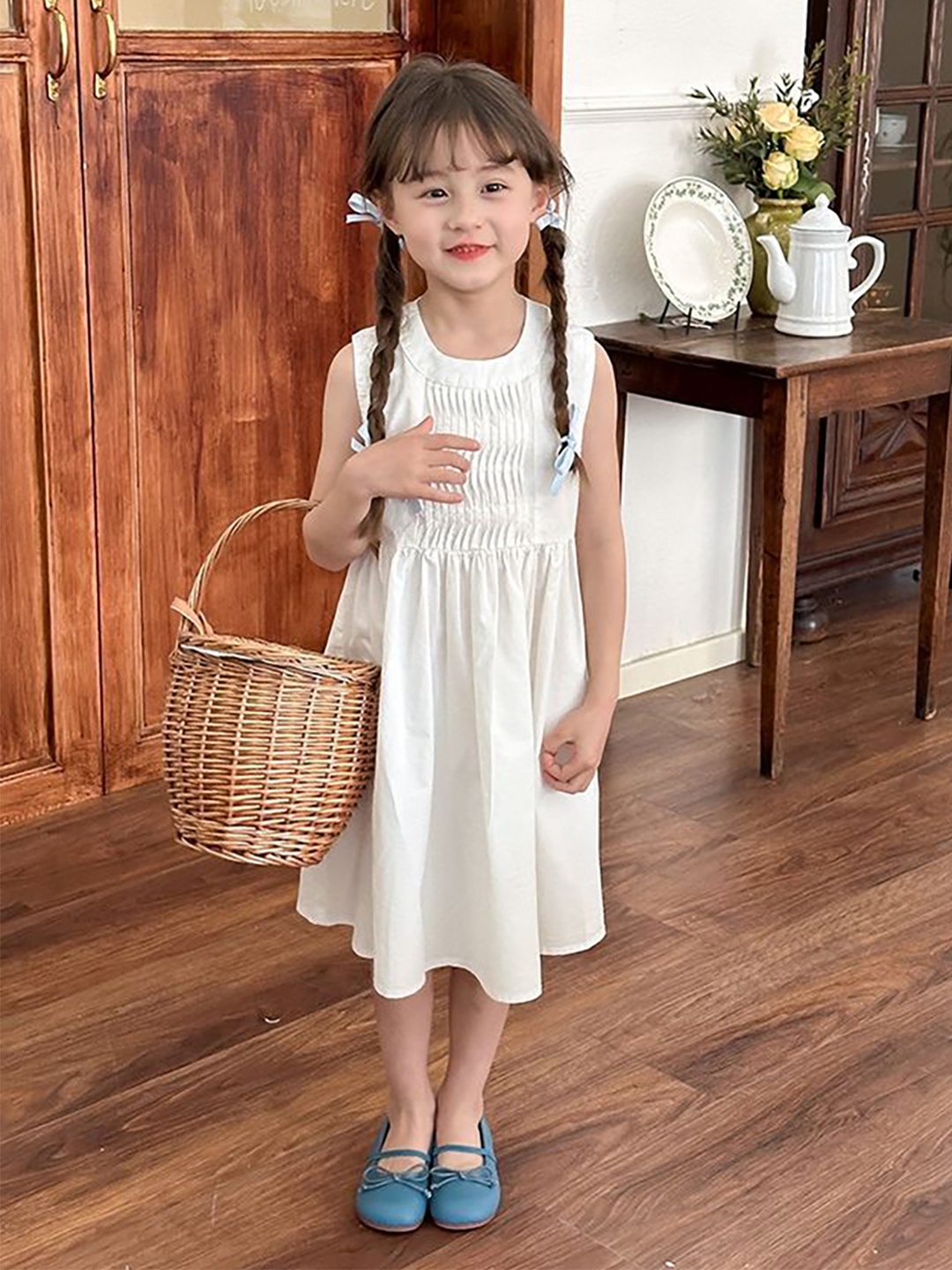 

LULU & SKY Fit & Flare Dress, White