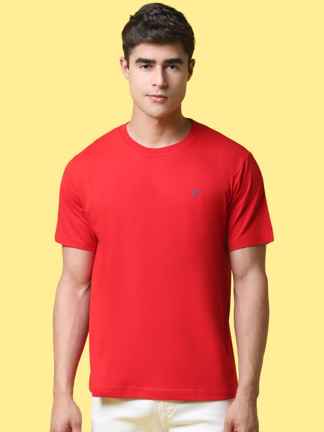 

Moda Rapido Men Brand Logo T-shirt, Red
