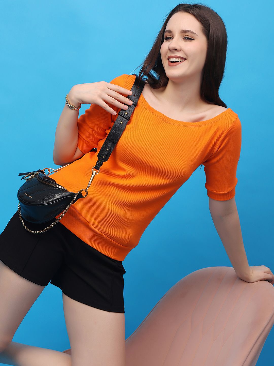 

Moda Rapido Cotton Top, Orange