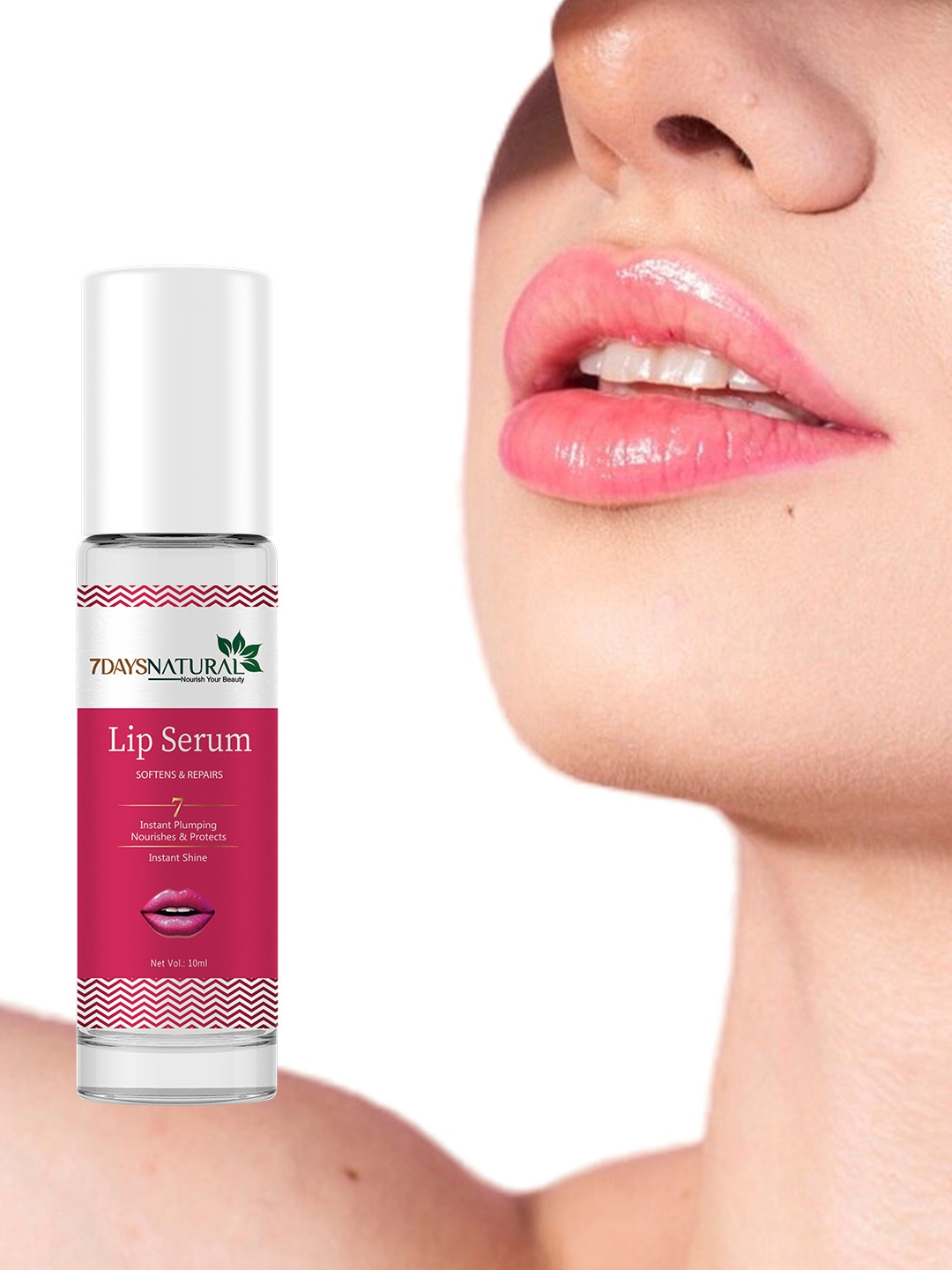 

7 DAYS Lip Serum Roll On - 10ml, Red
