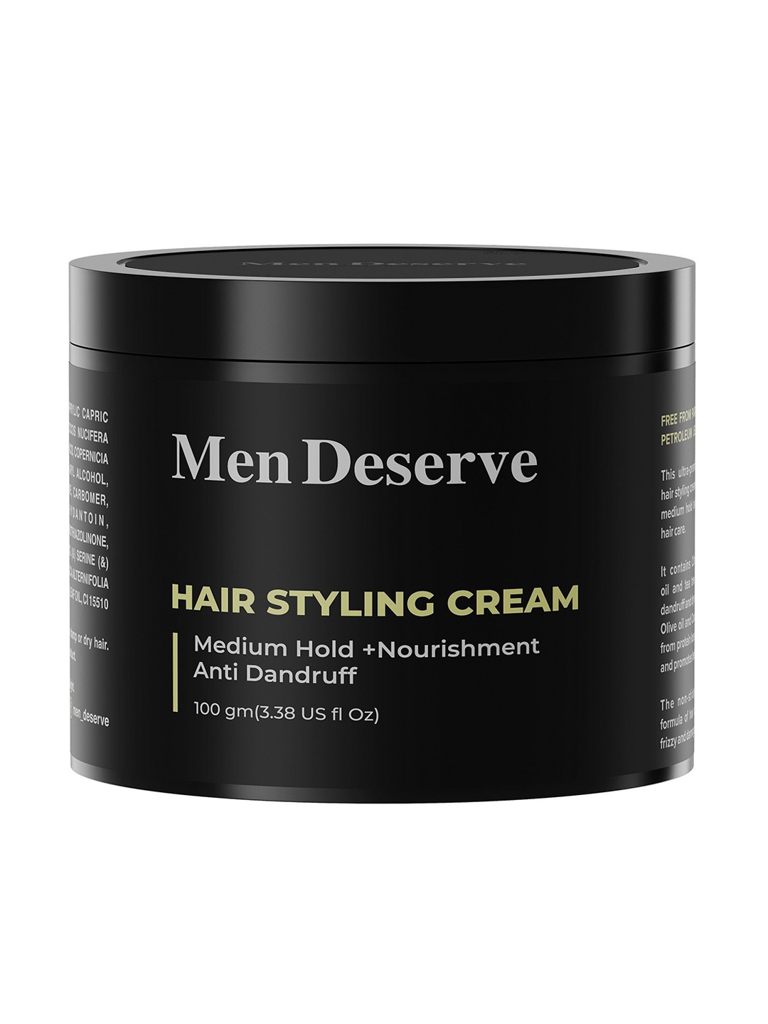 

Men Deserve Hair Styling Cream - 100ml, Yellow
