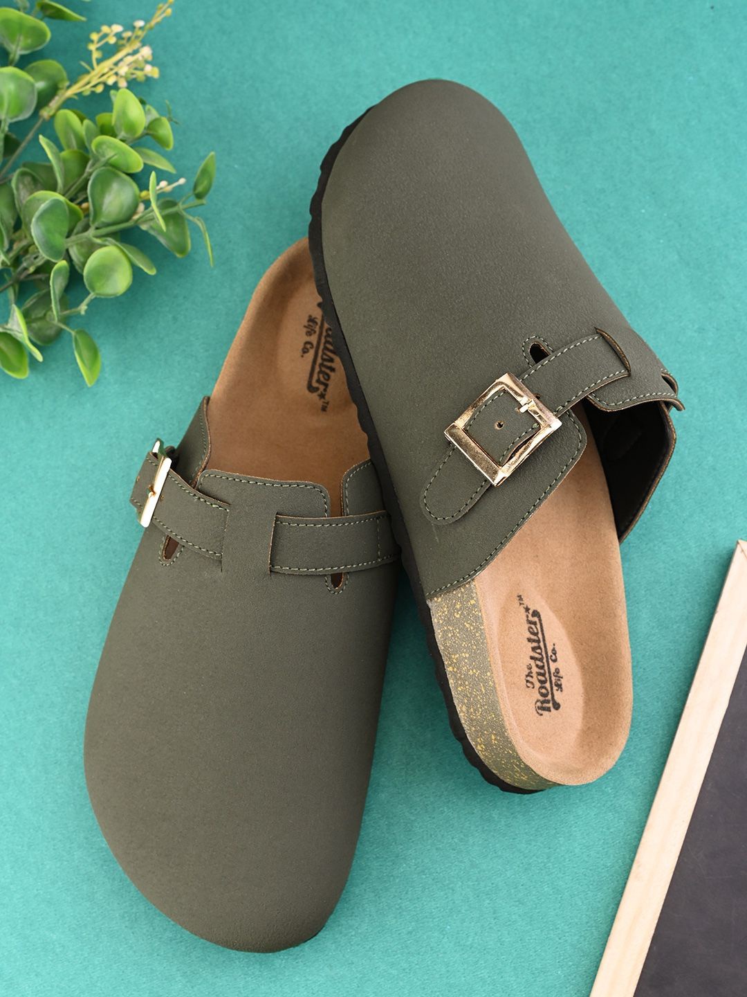 

The Roadster Lifestyle Co Men Shoe Style Sandals, Olive