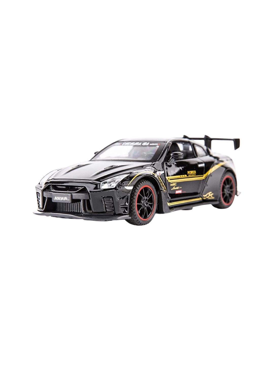 

DEZICON Kids 1:32 R35 GTR Diecast Car Vehicle, Black