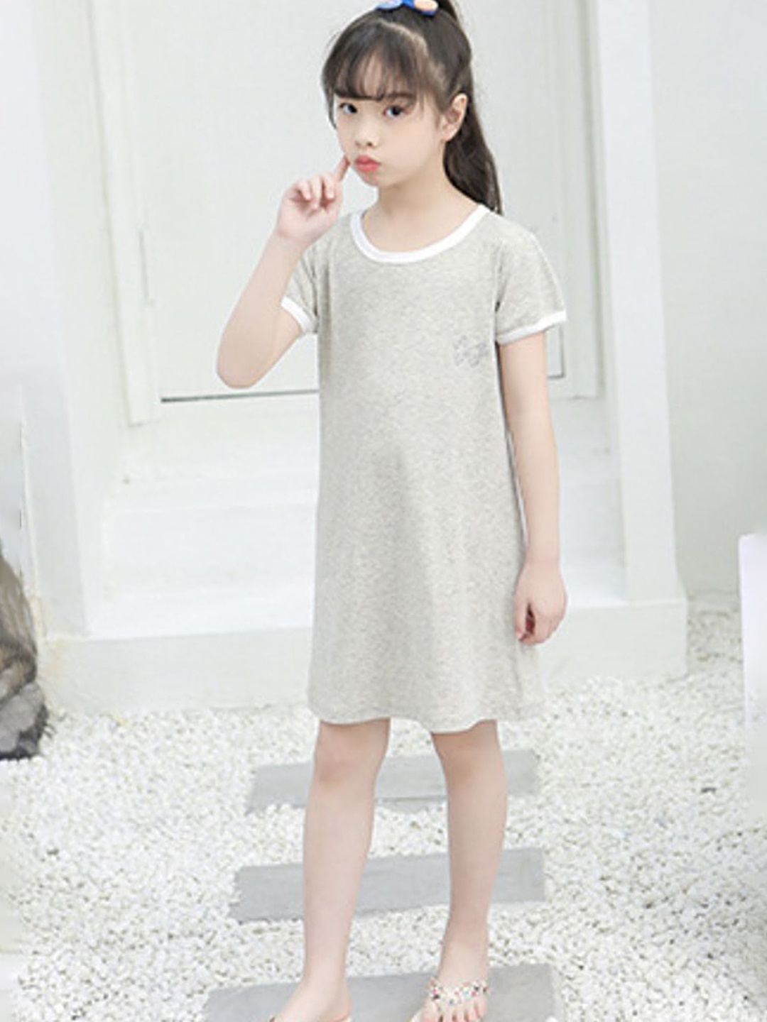 

LULU & SKY A-Line Dress, Grey