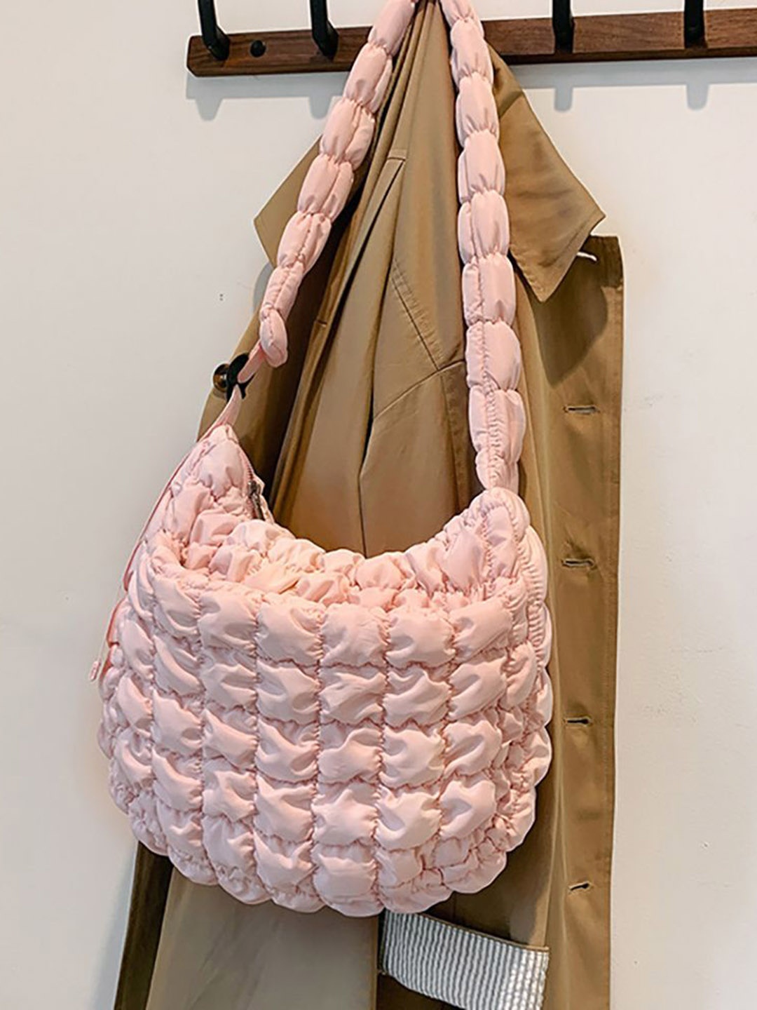 

StyleCast x Revolte Swagger Shoulder Bag, Pink