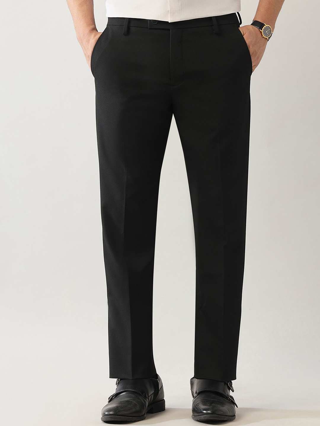 

Arrow Men Classic Trousers, Black