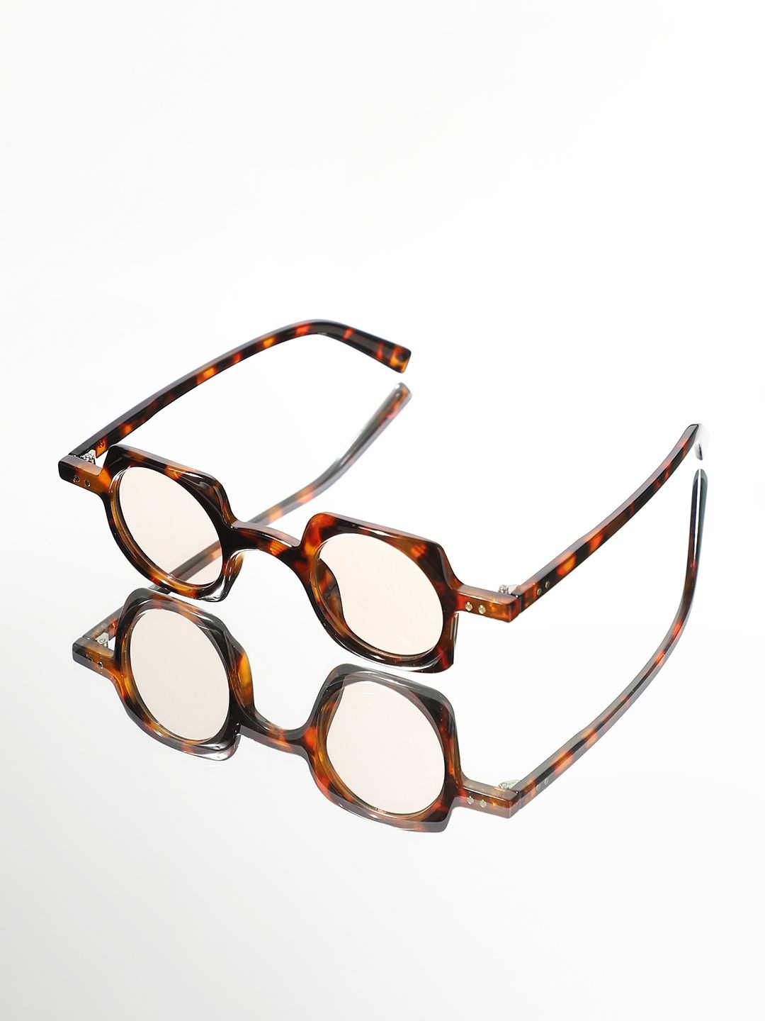 

HAUTE SAUCE by Campus Sutra Women Square Sunglasses with Polarised Lens, Brown