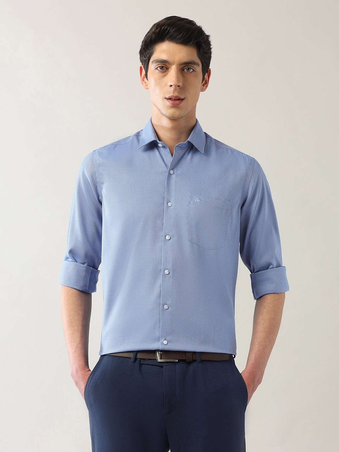 

Arrow Men Slim Fit Opaque Formal Shirt, Blue