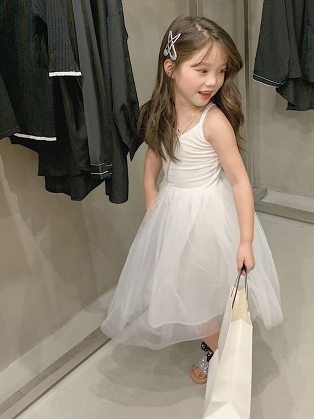

LULU & SKY A-Line Dress, White