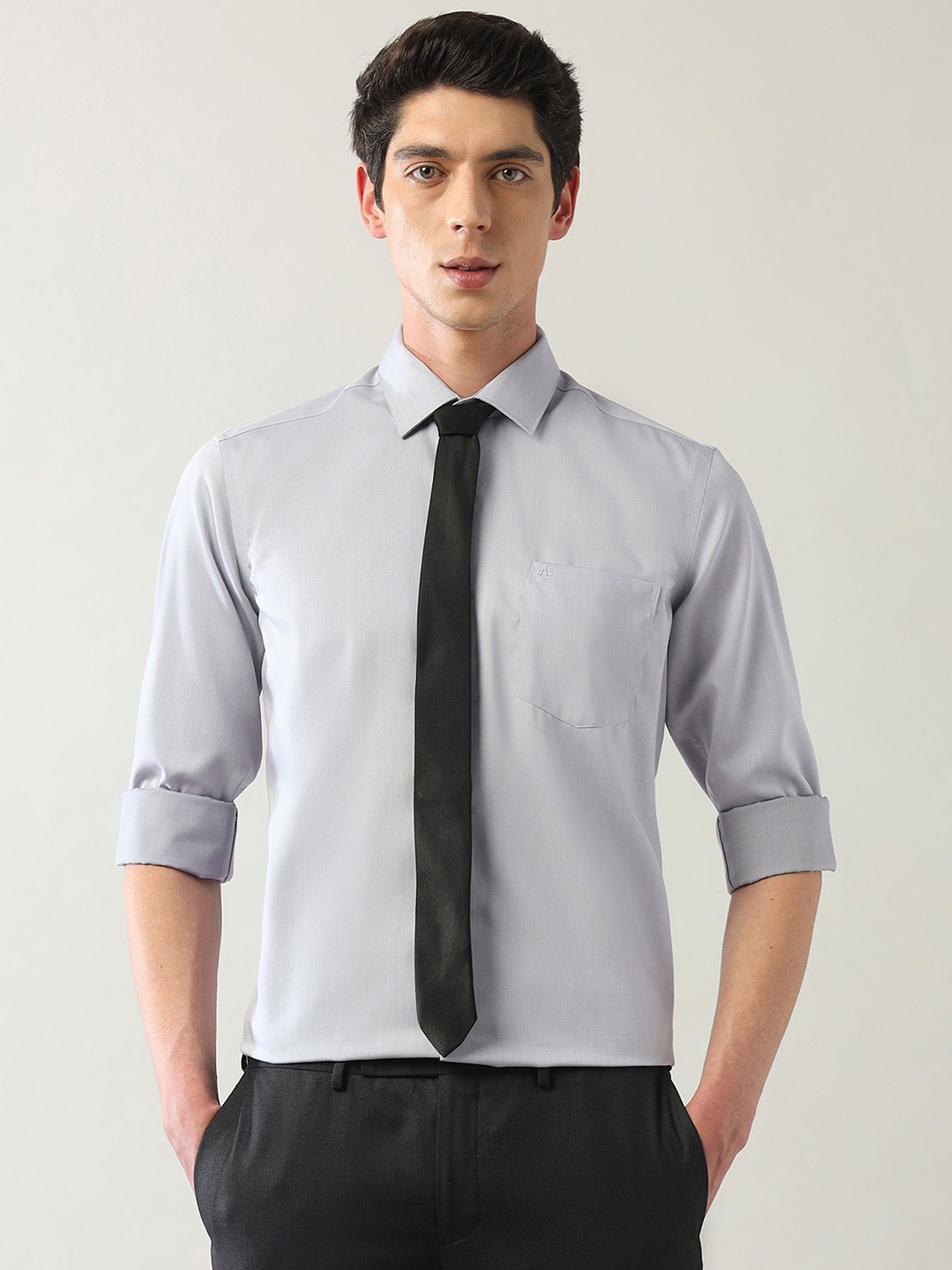 

Arrow Men Slim Fit Opaque Formal Shirt, Grey