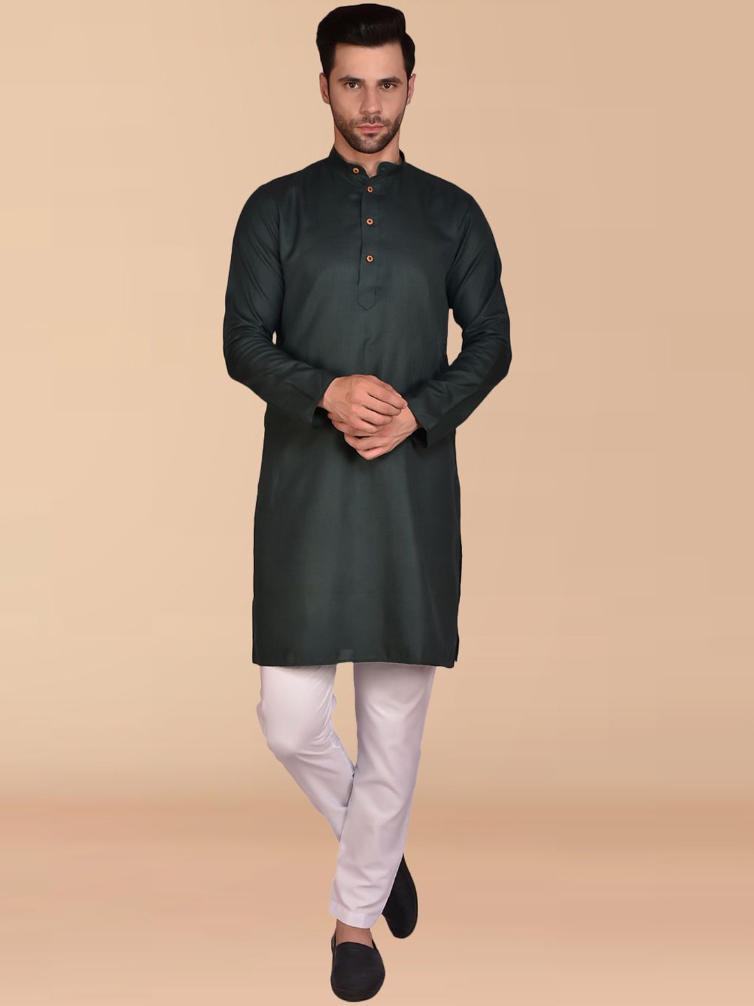 

Moda Rapido Men Kurta, Black
