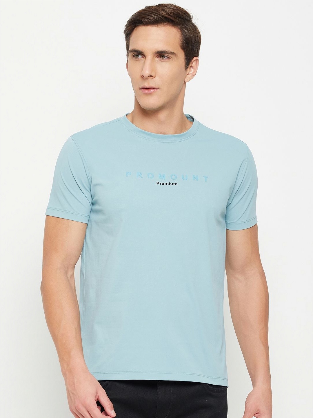 

Promount Men Polo Collar T-shirt, Blue