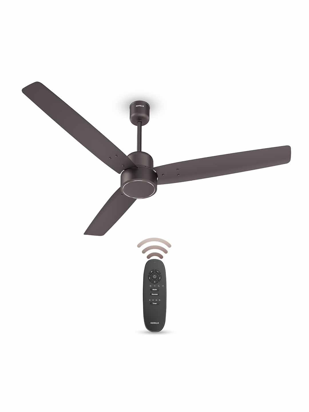 

Havells FAB BLDC Cocoa-Brown 1200 mm Remote Control 3 Blades Ceiling Fan