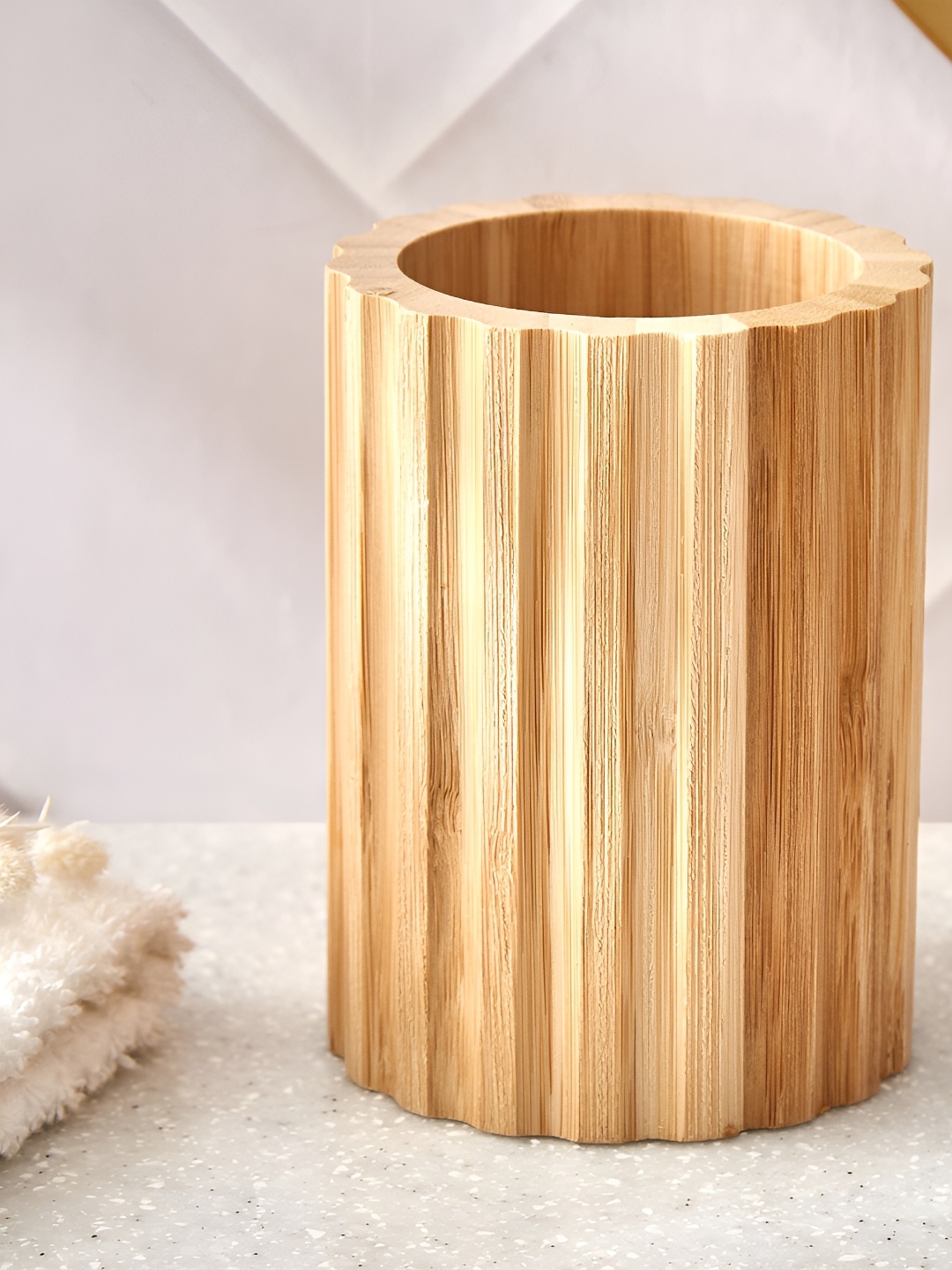 

Home Centre Brown Striped Wood
