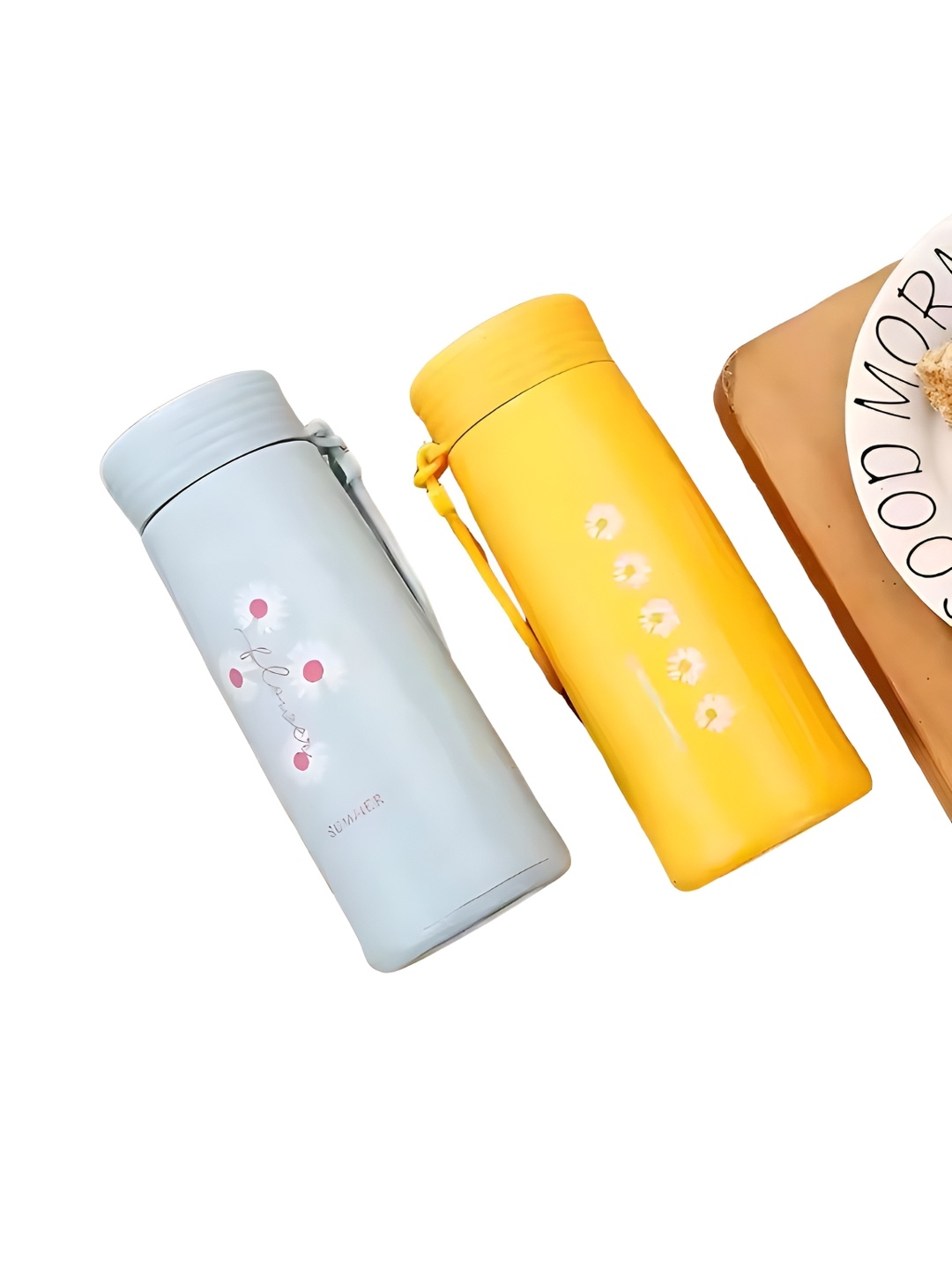 

WELOUR Yellow Single Glass Water Bottle