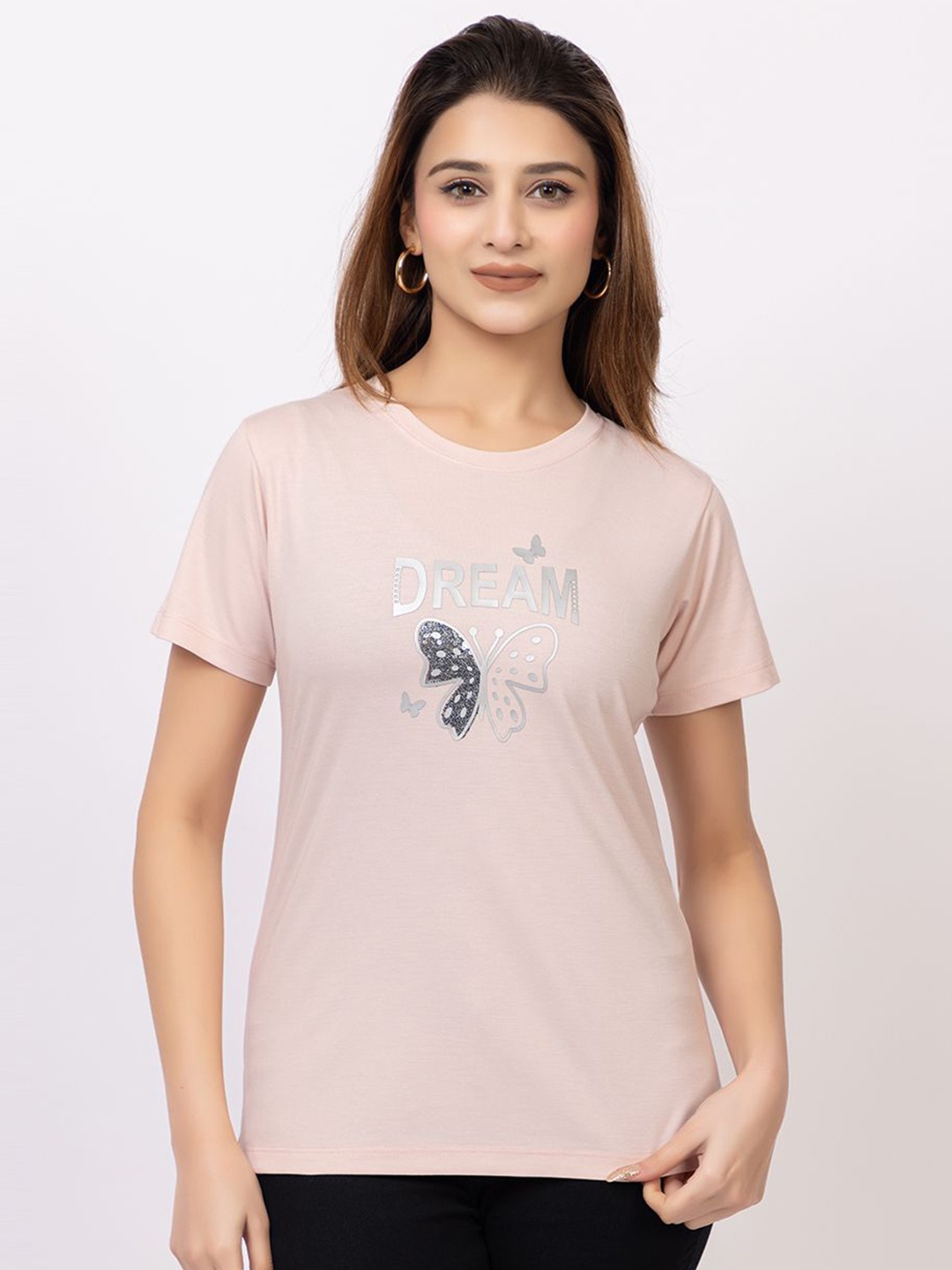 

GFO Print Cotton Top, Pink