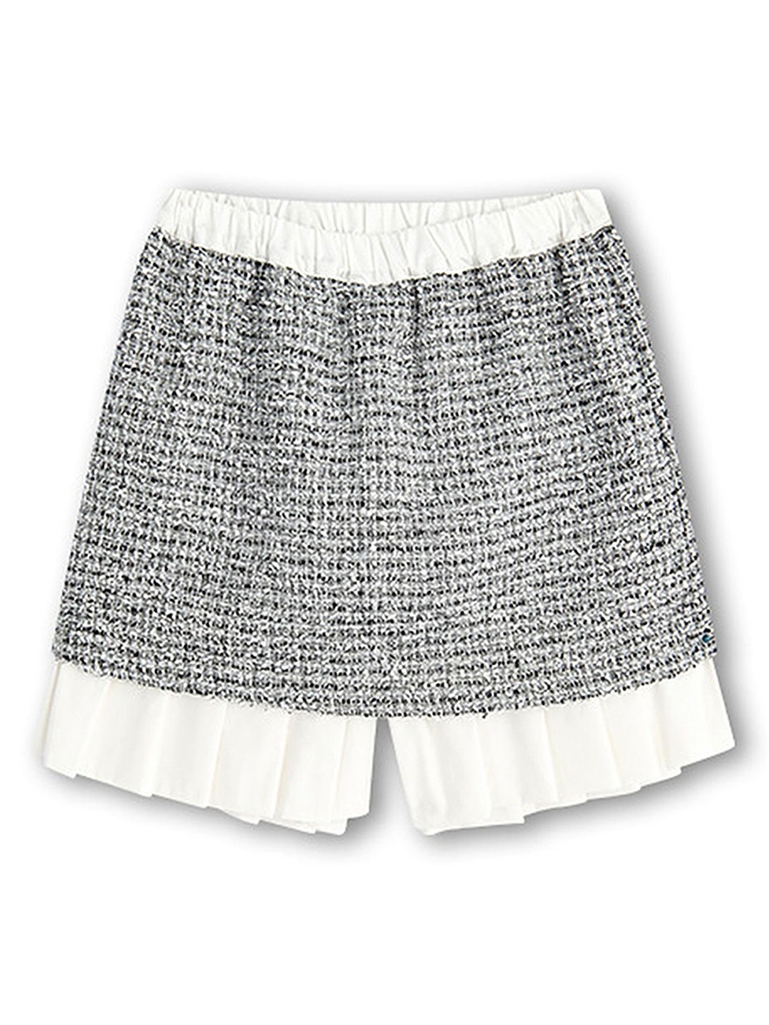 

LULU & SKY Girls Printed High-Rise Shorts, Grey