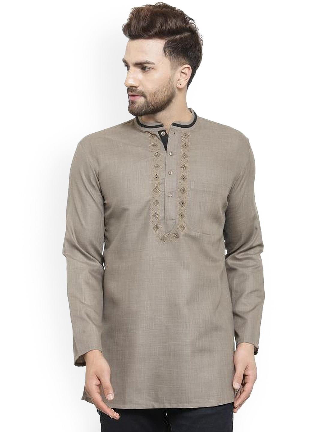 

Arch element Men Kurta, Grey
