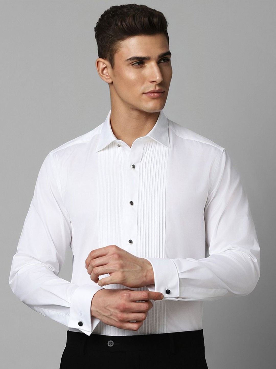 

Louis Philippe Men Opaque Formal Shirt, White