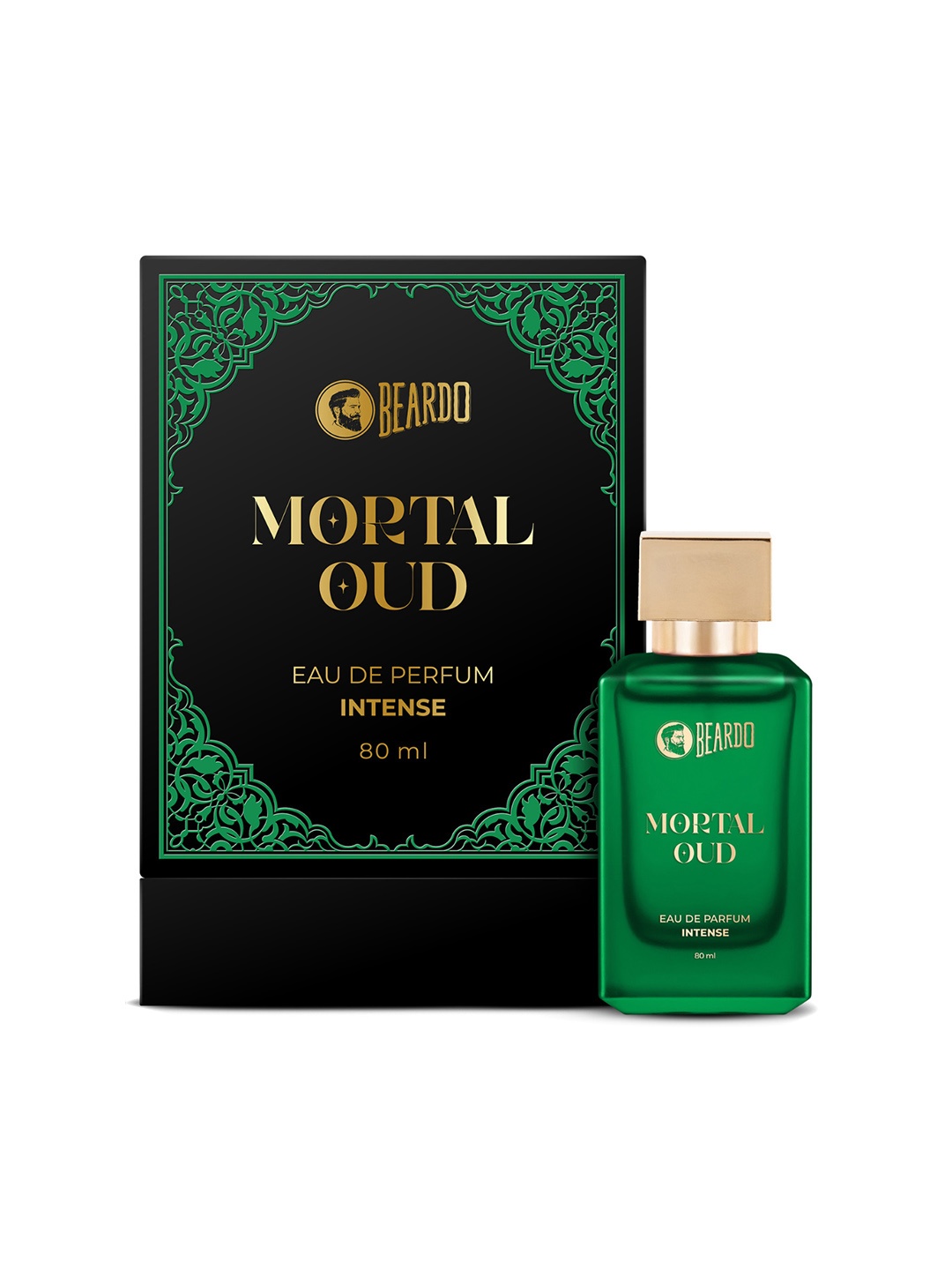 

BEARDO Mortal Oud Long Lasting Eau De Parfum Intense - 80 ml, Black