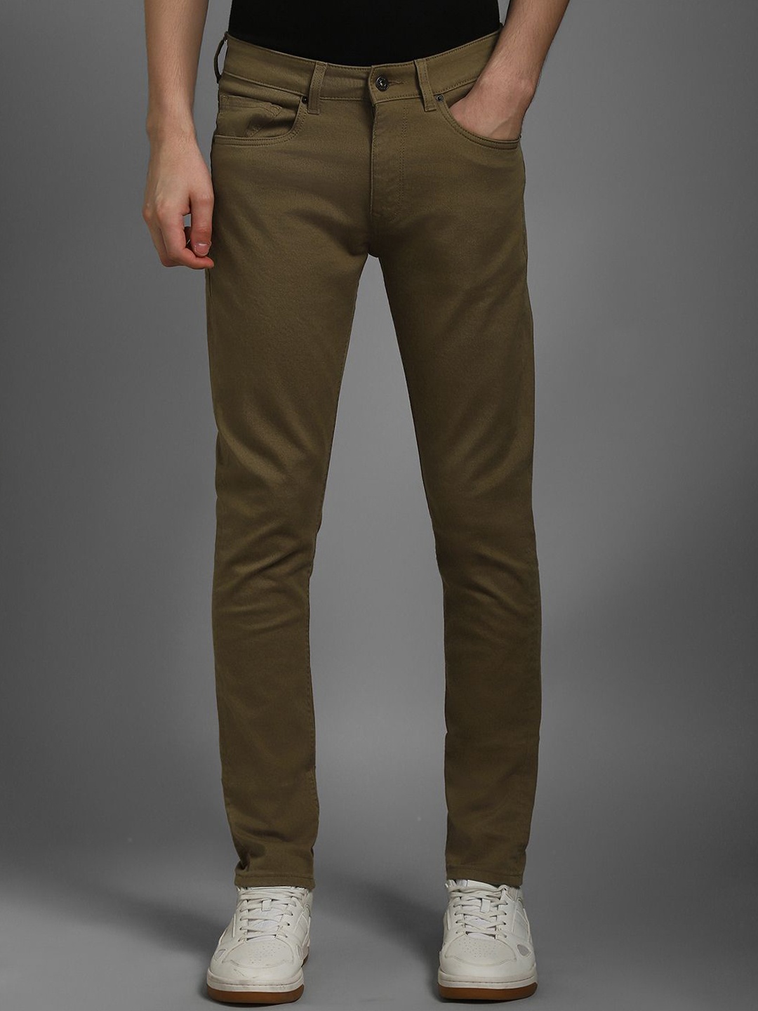 

Louis Philippe Jeans Men Slim Fit Jeans, Brown