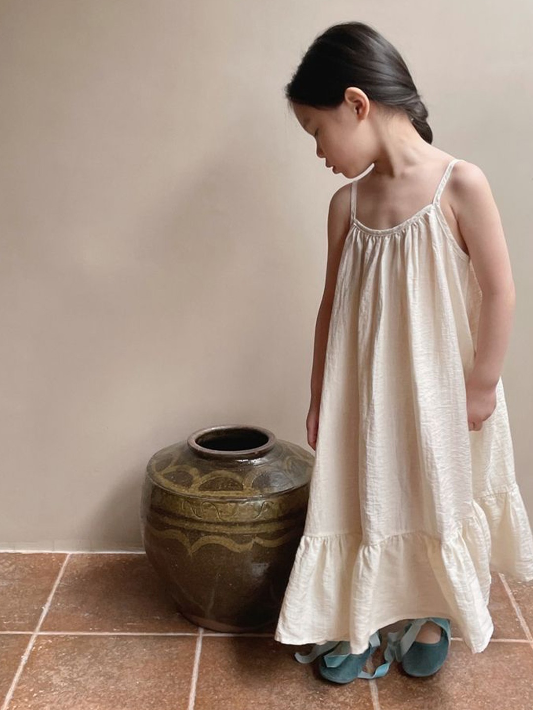 

LULU & SKY A-Line Dress, Beige
