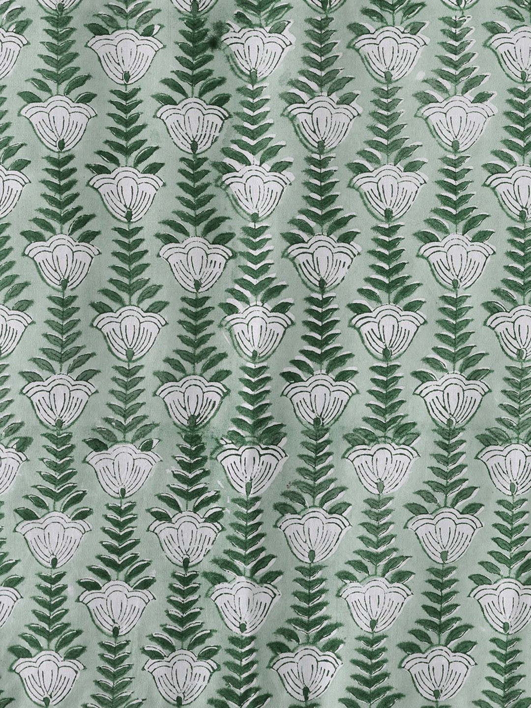 

HANDICRAFT PALACE Printed Pure Cotton Unstitched Dress Material, Green