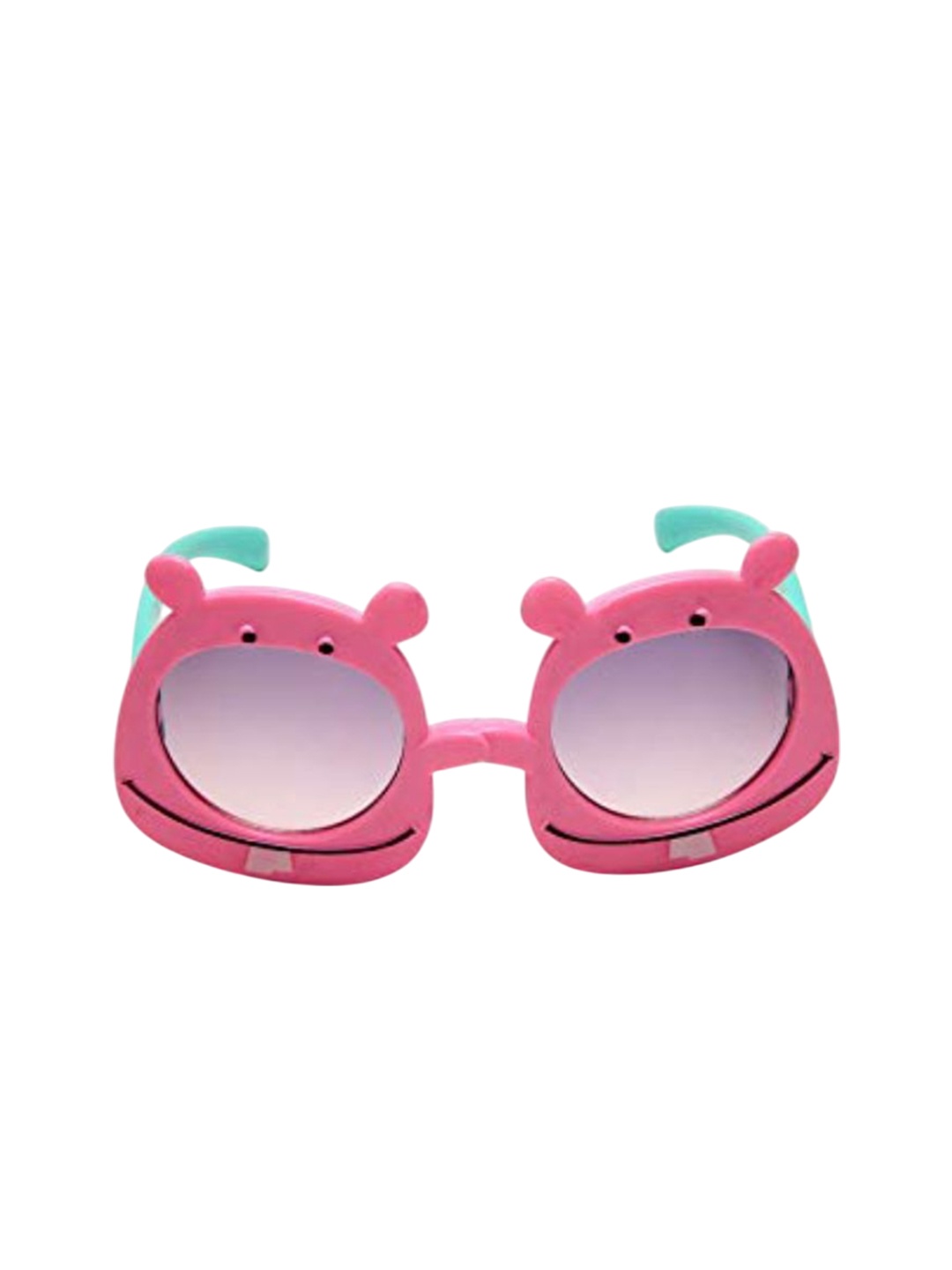 

SHOP FRENZY Unisex Kids Oval Sunglasses with UV Protected Lens, Pink