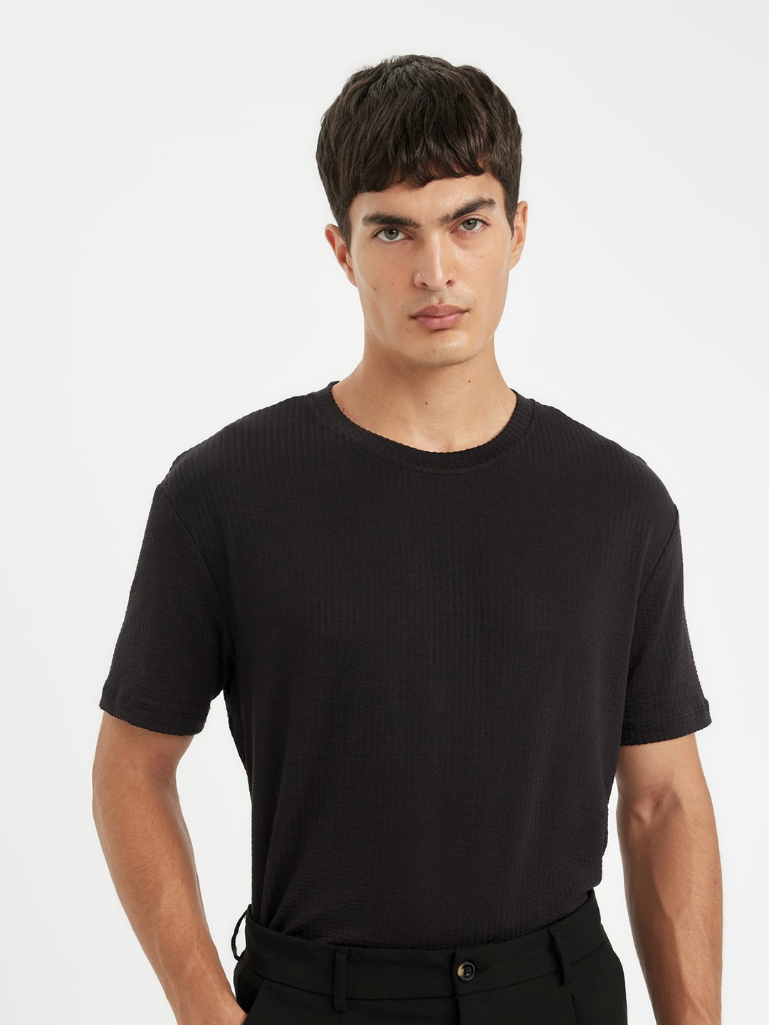 

DeFacto Men Extended Sleeves Pockets T-shirt, Na