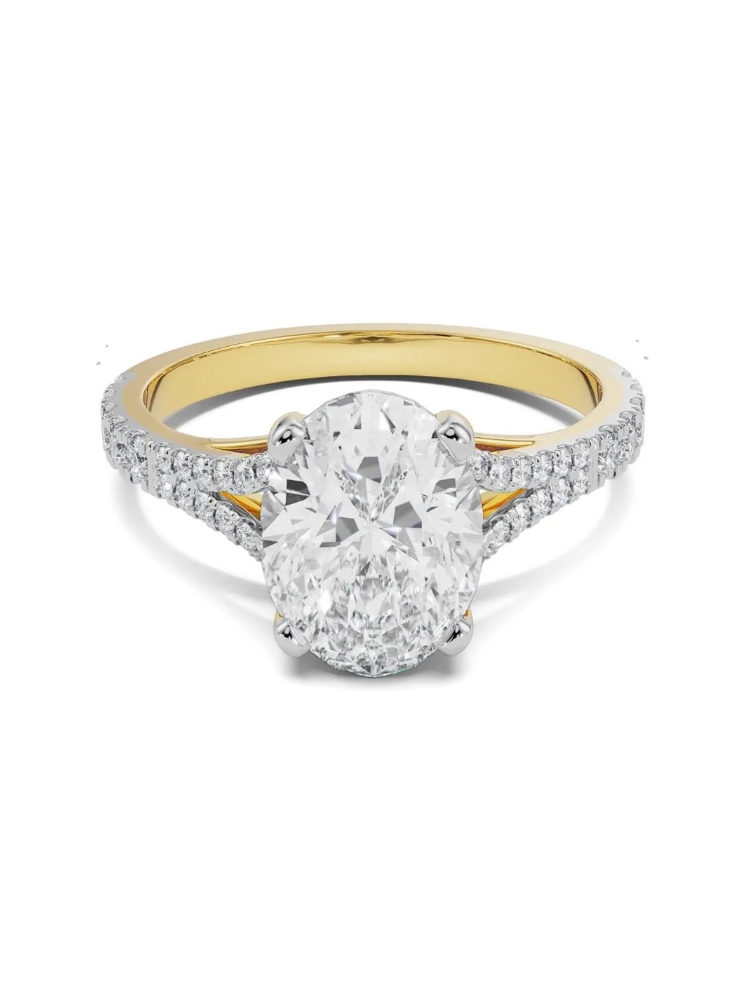 

Emori Solitaire Oval Bridal Ring, Gold