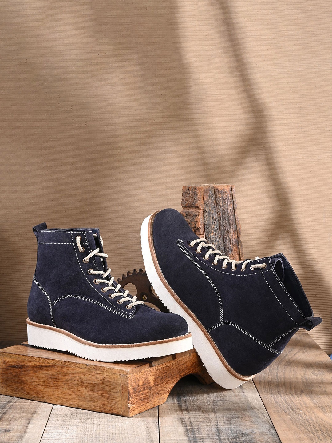 

MILLE DOLLARI Men Titan Lightweight Boots, Blue