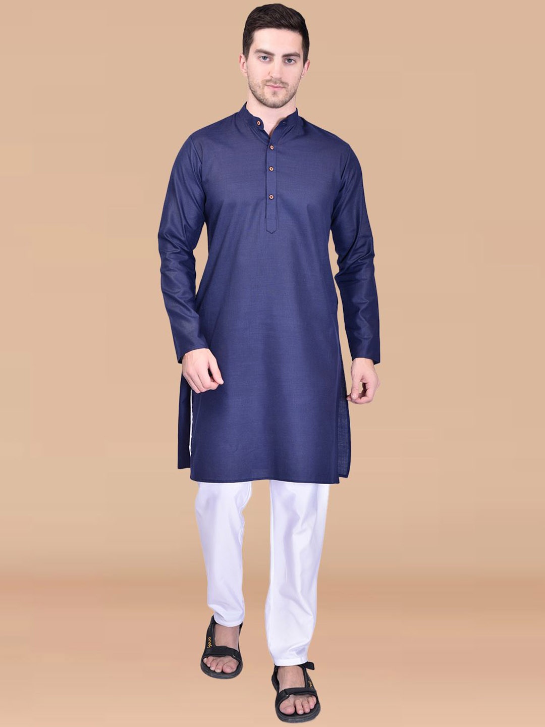 

Moda Rapido Men Kurta, Navy blue
