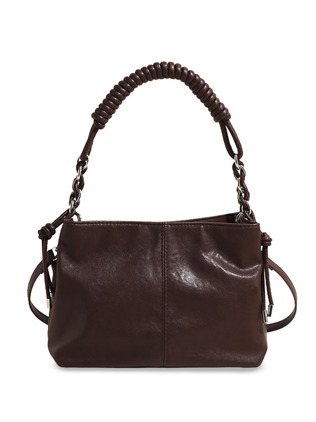 

StyleCast x Revolte PU Bucket Shoulder Bag, Coffee brown