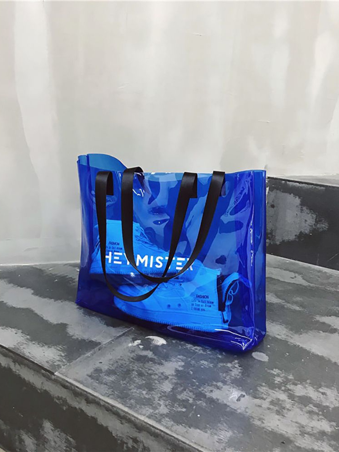 

StyleCast x Revolte Printed Shopper Tote Bag, Blue