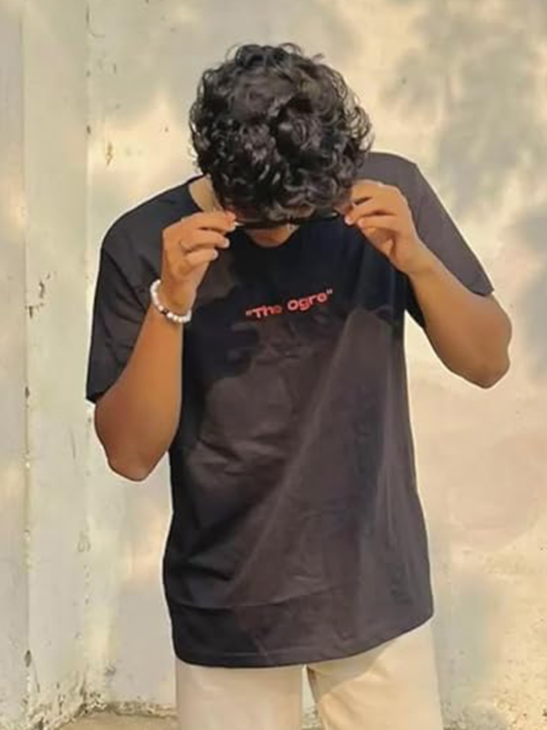 

The Korhean Store Men Printed T-shirt, Black