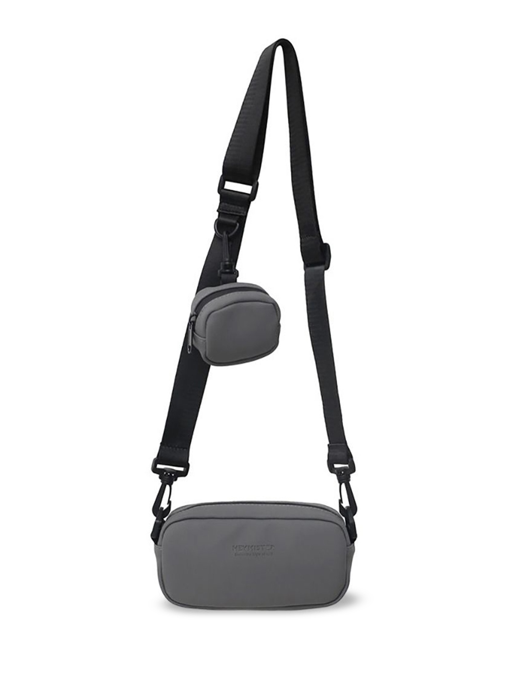 

StyleCast x Revolte PU Sling Bag, Grey