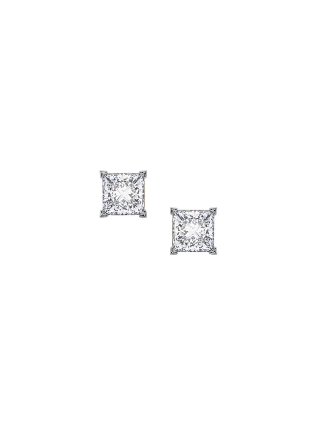 

Emori 1 CT Classic Square Diamond Studs, Yellow