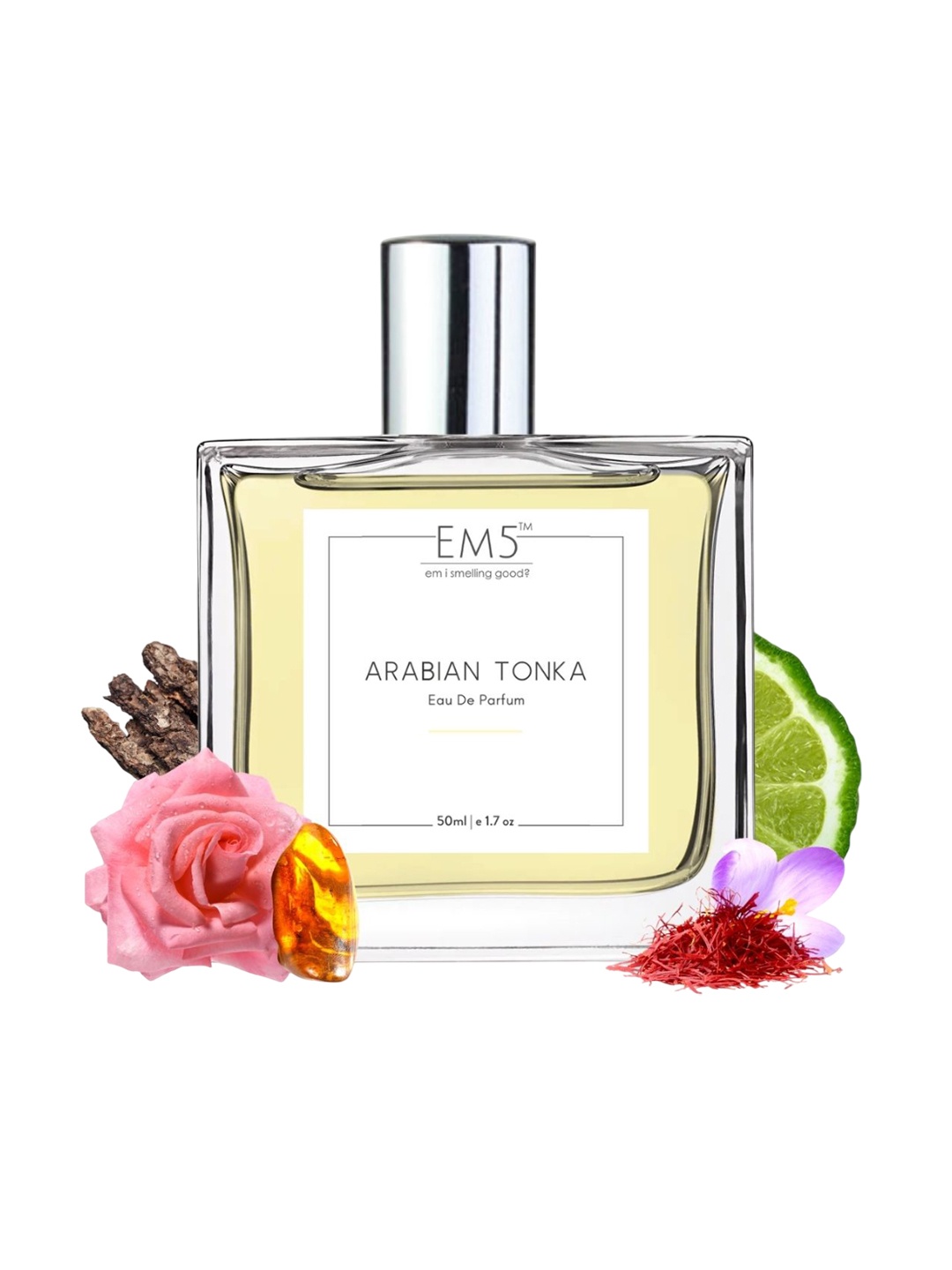 

EM5 Arabian Tonka Long Lasting Eau De Parfum - 50 ml, Transparent