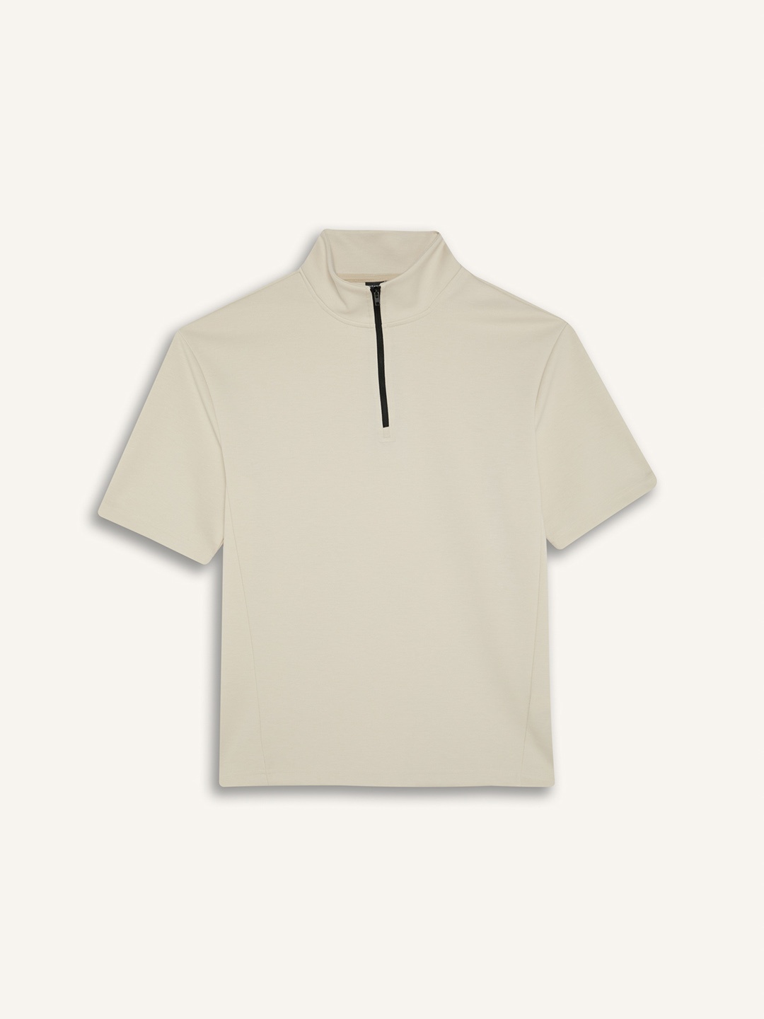 

DeFacto Men Mandarin Collar T-shirt, Na