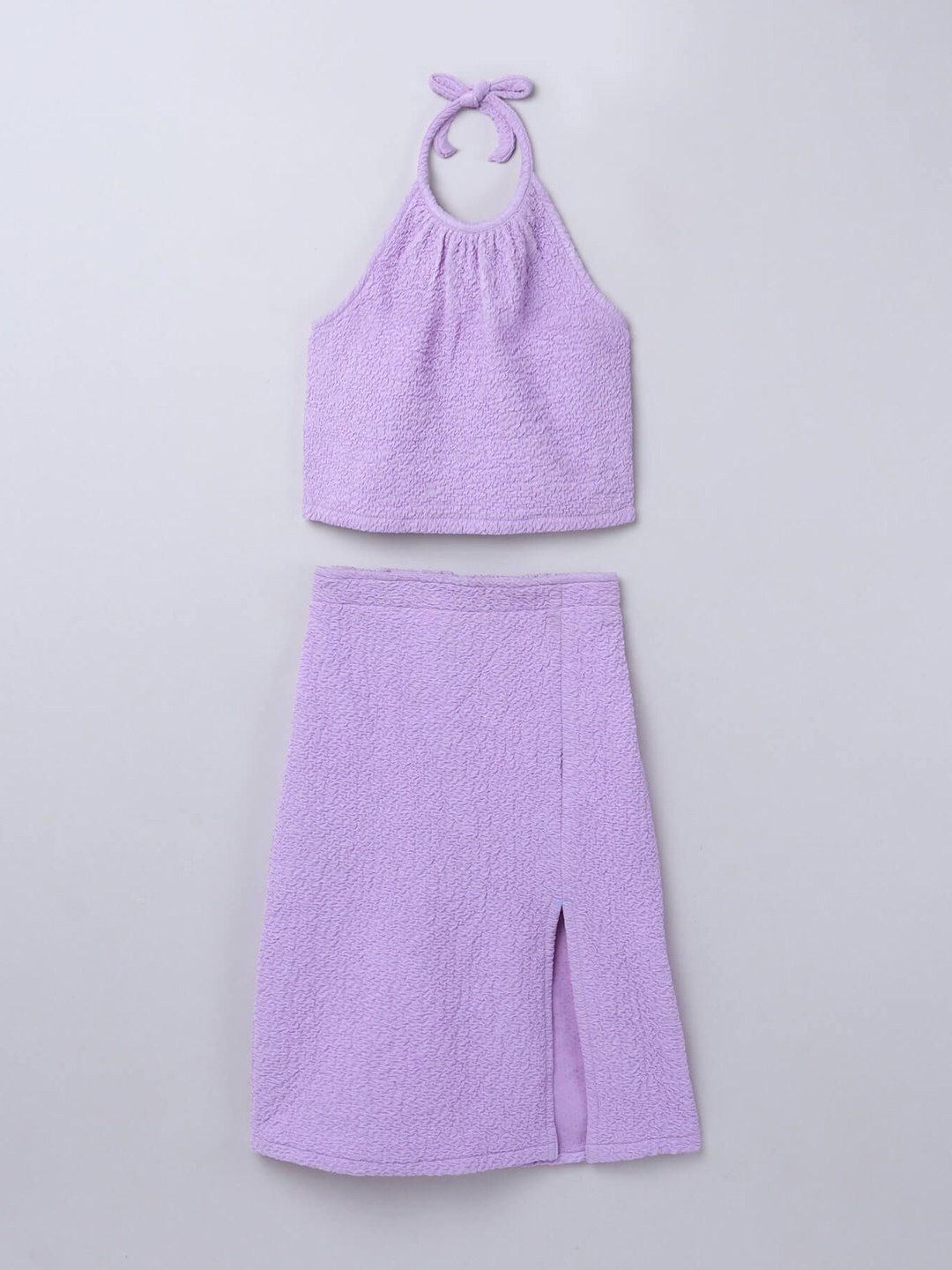 

taffykids Girls Top with Skirt, Lavender