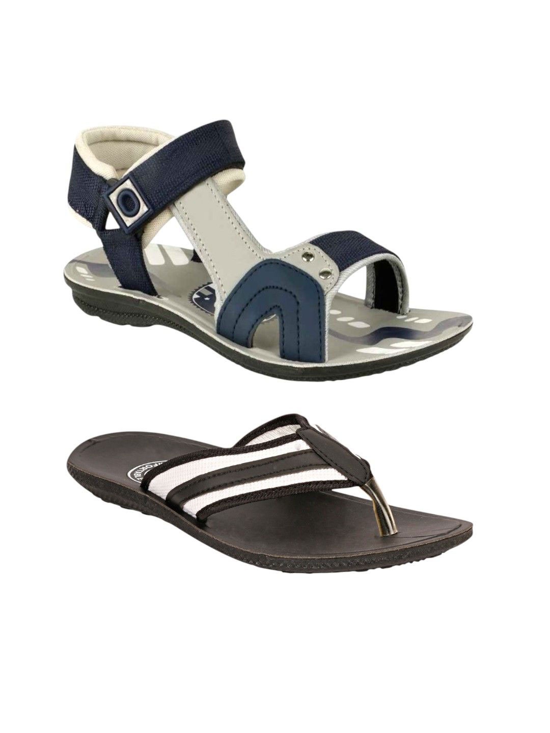 

ORVAX Men Comfort Sandals, Grey