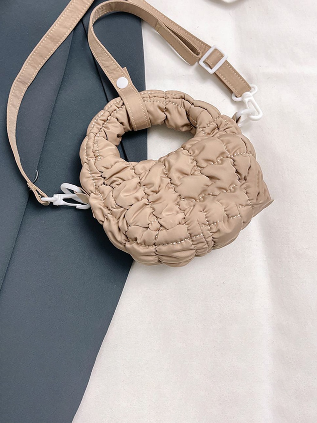 

StyleCast x Revolte Half Moon Hobo Bag, Khaki