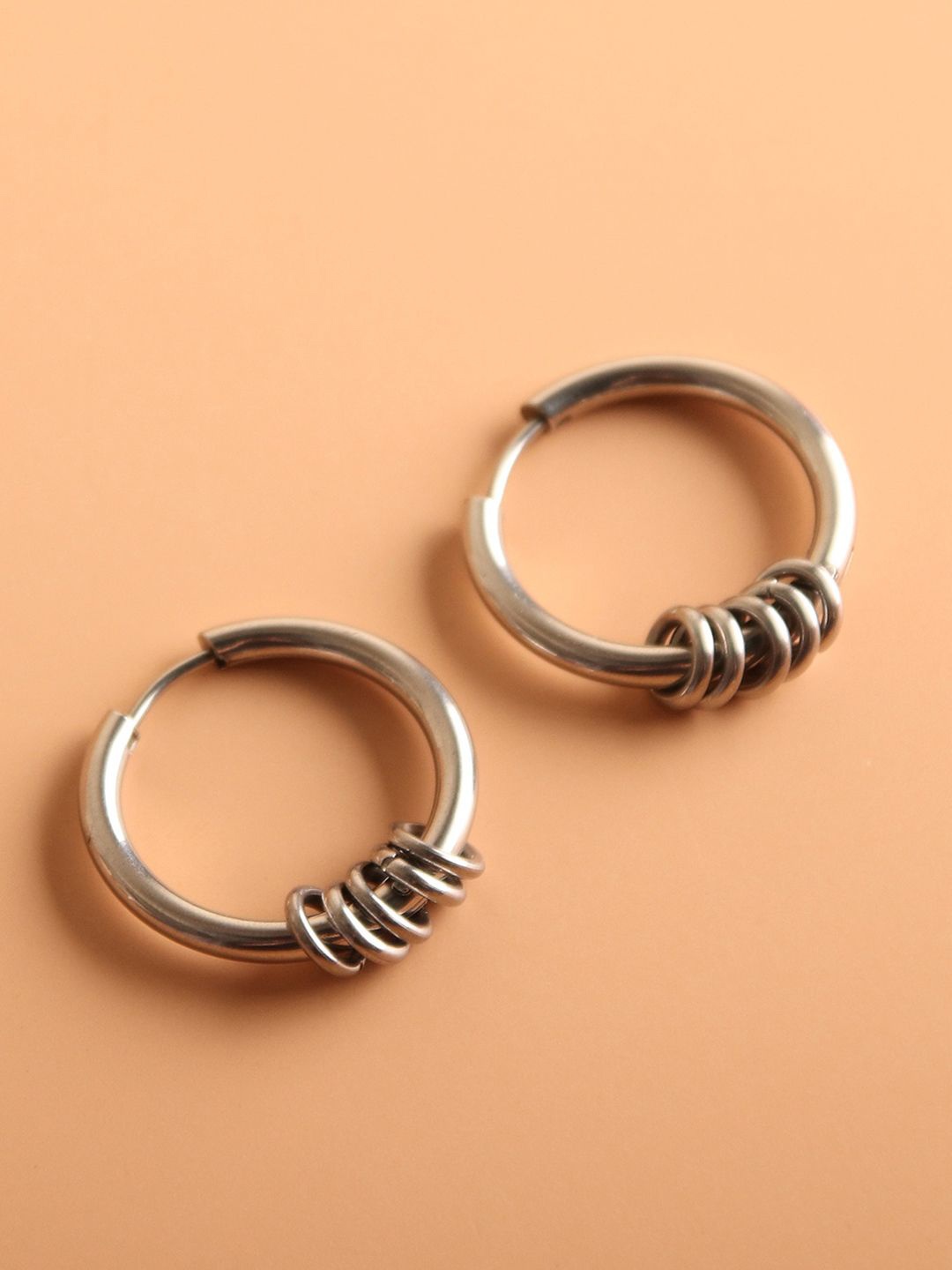 

Krelin Classic Hoop Earrings, Silver