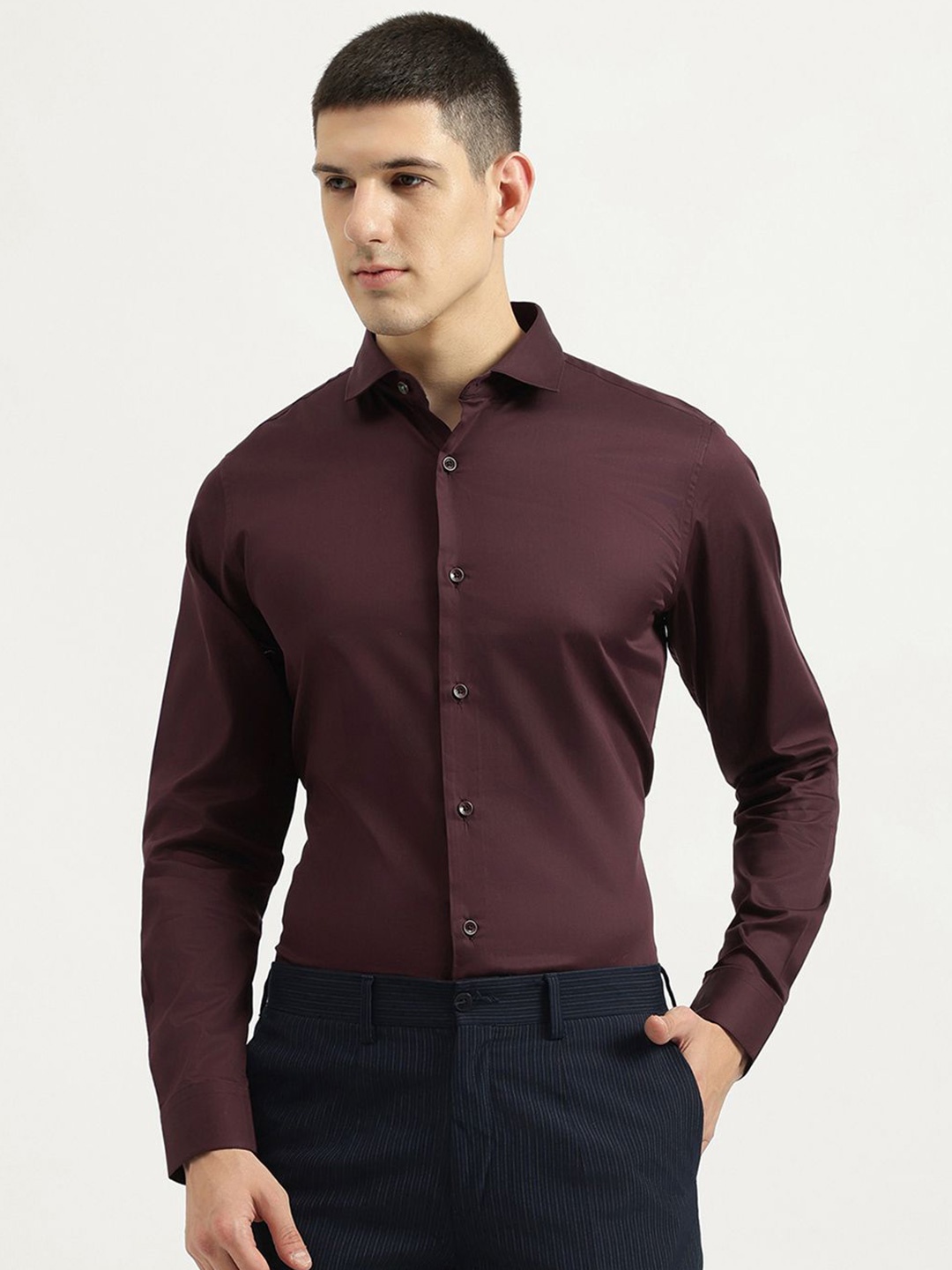 

United Colors of Benetton Men Opaque Casual Shirt, Red